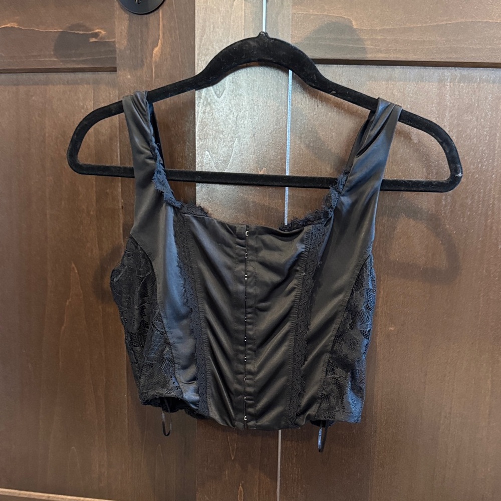Black Lace Women's Tank Top